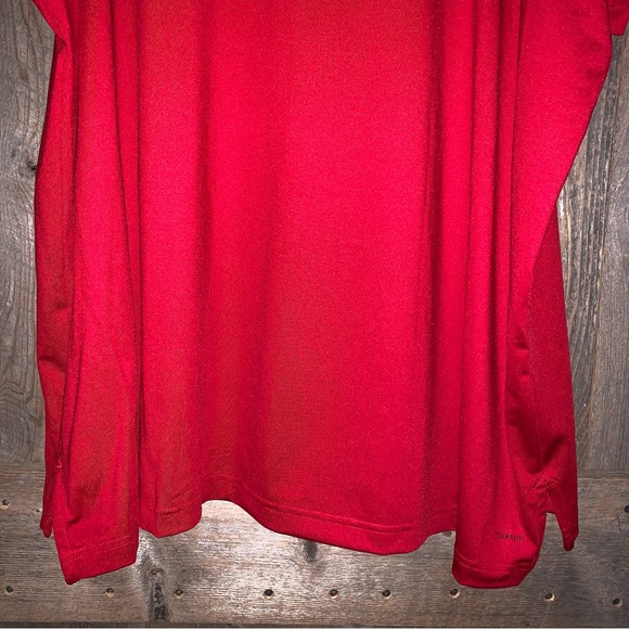 Men’s 3XL ADIDAS CLIMALITE Red RUTGERS UNIVERSITY Athletic Polo Shirt NWOTS 3X - Picture 8 of 12